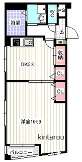 ミレナコート【1階】の間取り