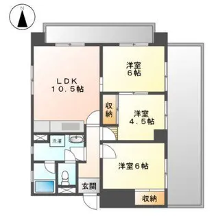 高田ビル【4階】の間取り
