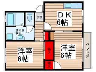メゾン日暮【2階】の間取り
