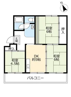 UR高森台【2階】の間取り