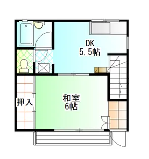 茨城県土浦市湖北1【アパート】の間取り
