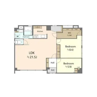神奈川県藤沢市湘南台1【マンション】の間取り