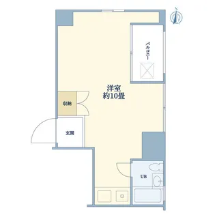 サンサーラ四谷【6階】の間取り