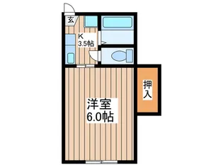 ハイツサンリッチ【1階】の間取り