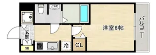大阪府大阪市旭区清水5【マンション】の間取り