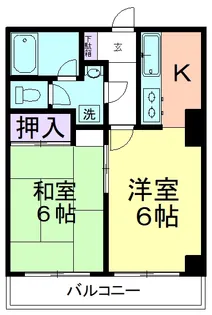 アタッシュマン青柳小平【3階】の間取り