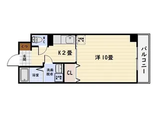 レジデンスFUKU【4階】の間取り