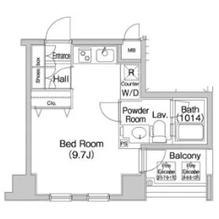 コンフォリア愛宕【5階】の間取り