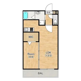 ジーメゾン石津町東アビテ【1階】の間取り