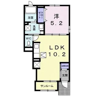 グランテラス【1階】の間取り