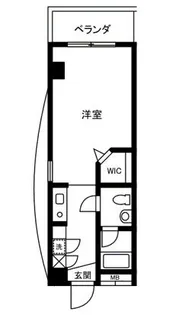 プレインハイツ【1階】の間取り