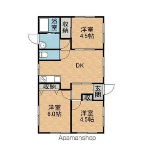 茨城県潮来市延方東【一戸建】の間取り