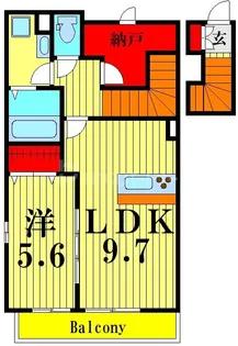 埼玉県さいたま市見沼区島町【アパート】の間取り