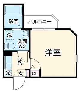 アイリス川崎【1階】の間取り