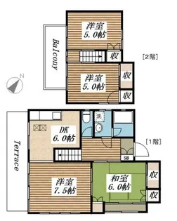 千葉県千葉市花見川区幕張町5【一戸建】の間取り