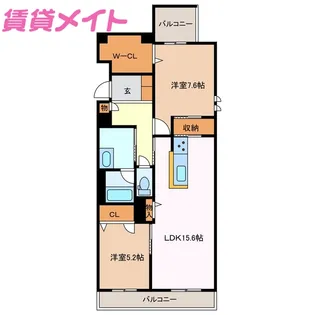 シャーメゾンサクラスクエア本郷【4階】の間取り