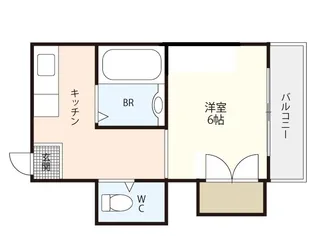 コーポ佐々木【2階】の間取り