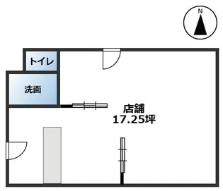 1Kの間取り画像