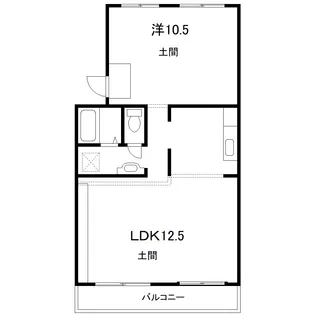 ニレノキハウス【3階】の間取り
