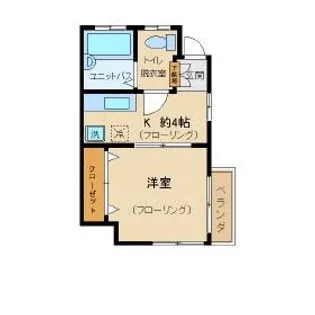 東京都足立区千住4【アパート】の間取り