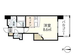 フリートフォルヴィラ【3階】の間取り