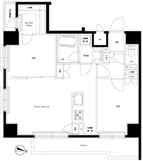 ルーブル東十条【5階】の間取り