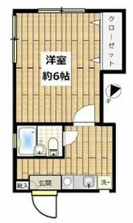 メゾンタケ【2階】の間取り