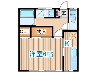 コーポファミーユ【2階】の間取り