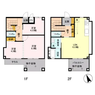 3LDKの間取り画像