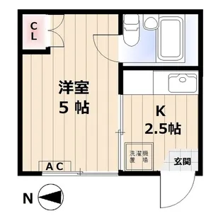 メイゾン中野坂上【2階】の間取り