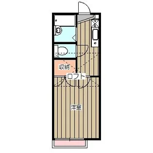 マーブルパレス国立II【2階】の間取り