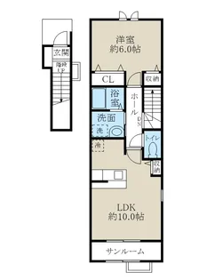 ルミエールI【2階】の間取り