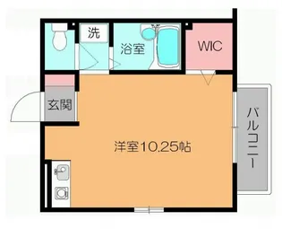 アデルフィアB【2階】の間取り