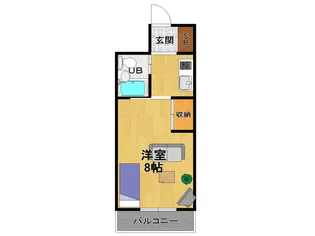 サンロイヤル【4階】の間取り