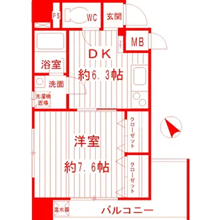 トモビレッジ【5階】の間取り