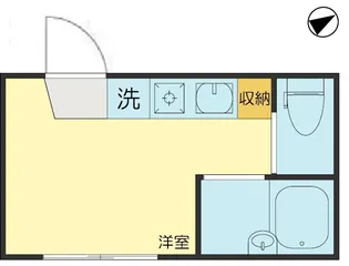 東京都中野区江古田1【アパート】の間取り