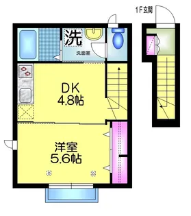 プランドール【2階】の間取り