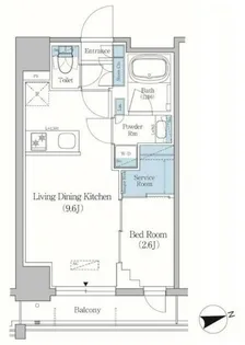 アーバネックス北上野【8階】の間取り