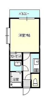 クローバーハウスII【2階】の間取り