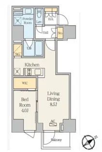 animo Udagawa【12階】の間取り