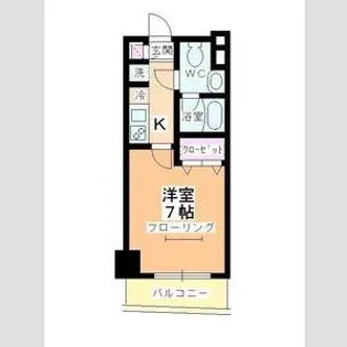 アルファコート西川口13【7階】の間取り