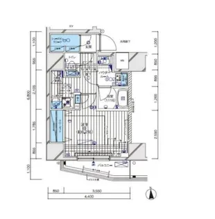 メインステージ一之江【7階】の間取り