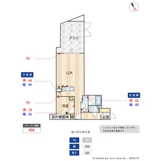 ACP Residence 新江古田の間取り