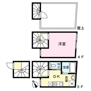 LAVA TOWER(ラヴァタワー)【3階】の間取り