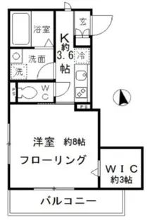 東京都狛江市元和泉1【マンション】の間取り