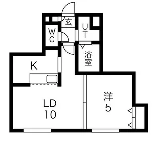 エムズ豊平22【4階】の間取り
