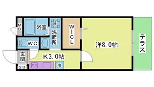 コンフォール【1階】の間取り