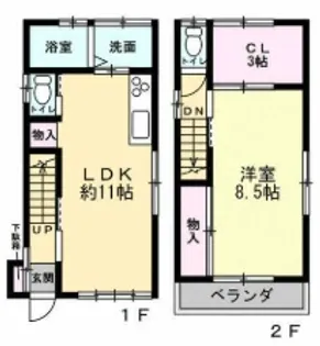神奈川県横浜市保土ヶ谷区上菅田町【一戸建】の間取り