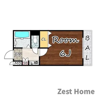 彩華I【1階】の間取り