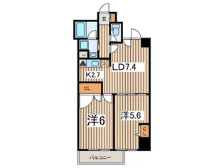 ロイヤル笹塚【4階】の間取り